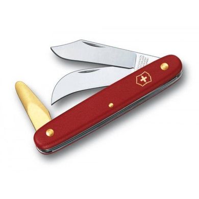 Ніж розкладний садовий мультитул Victorinox (100мм 3 функции) червоний 3.9116