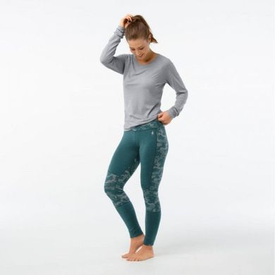 Термоштаны женские Smartwool Merino 250 Asym Bottom, L - Mediterranean Green (SW 15096.A19-L)