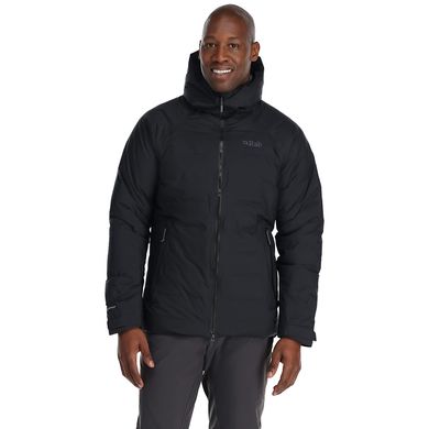 Мембранна чоловіча тепла куртка Rab Valiance Jacket, Black, S (RB QDB-49-B-S)