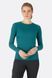 Футболка с длинным рукавом женская Rab Force LS Tee Wmns, Aquamarine, XS/8 (QBU-86-AQ-8)