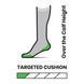 Шкарпетки чоловічі Smartwool Ski Targeted Cushion Explorer Print OTC, Deep Navy, L (SW 002897.092-L)