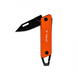 Розкладний туристичний ніж True Utility Modern Keychain Knife, Orange/Natralock (TR TU7061N)
