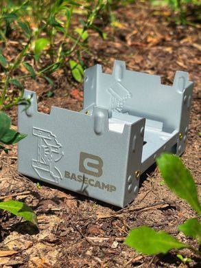 Твердопаливний пальник BaseCamp Pocket Stove з набором сухого пального, 4 таблетки (BCP 51700)