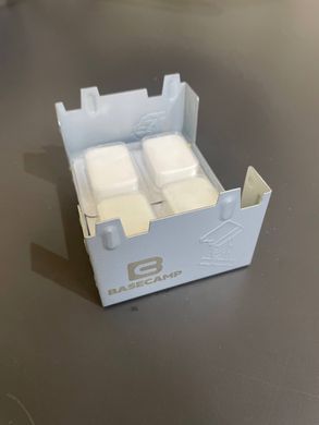 Твердопаливний пальник BaseCamp Pocket Stove з набором сухого пального, 4 таблетки (BCP 51700)