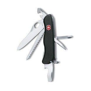 Швейцарський розкладний ніж Victorinox Trailmaster One Hand (111мм 12 функцій) чорний 0.8463.MW3