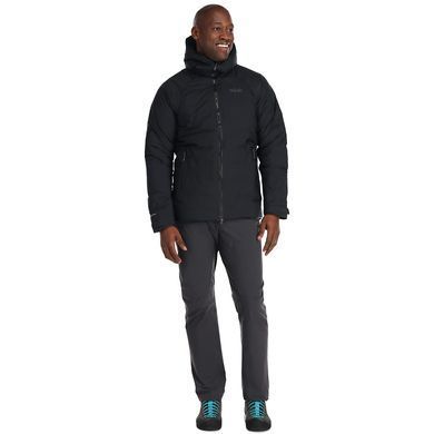 Мембранна чоловіча тепла куртка Rab Valiance Jacket, Black, L (RB QDB-49-B-L)