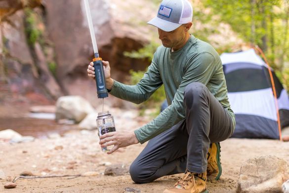 Змінний фільтр для води LifeStraw Peak Gravity Water Purifier Replacement Filter, Mountain Blue (LSW LSPSPUATWW)