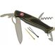 Швейцарский складной нож Victorinox Rangergrip 61 One Hand (130мм,11 функций) зелено-черный (0.9553.MC4)