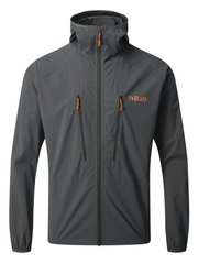 Чоловіча куртка Soft Shell Rab Borealis Jacket, Graphene, XXL (RB QWS-35.GR-XXL)