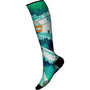 Носки мужские Smartwool Ski Zero Cushion Ski Day Print OTC, Capri, L (SW SW002144.810-L)