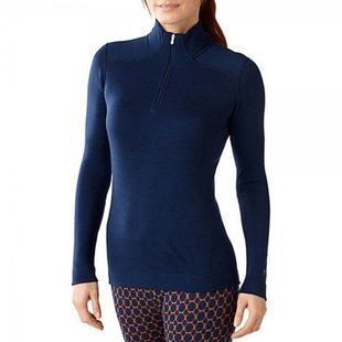 Термофутболка женская Smartwool NTS Mid 250 Zip T Indigo Heather, р.L (SW SS221.115-L)