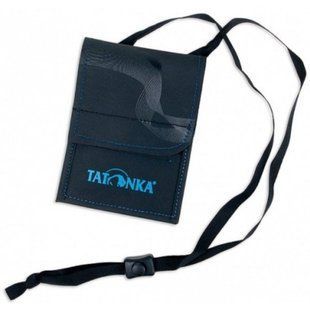 Гаманець Tatonka HY Neck Wallet, Black/Bright Blue (TAT 2883.238)