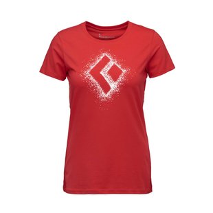 Футболка женская Black Diamond W Chalked Up 2.0 Tee, Coral Red, M (BD 7524196050MED1)