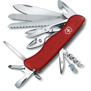 Швейцарський розкладний ніж Victorinox Workchamp (111мм 21 функцій) червоний (0.8564)