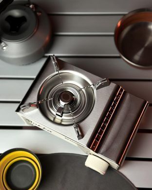 Портативная газовая плитка Base Camp Camping Stove Mokka, Bone White (BCP 51417)