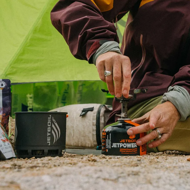 Різьбовий газовий балон Jetboil Jetpower Fuel Blue, 230 г (JB JF230-EU)