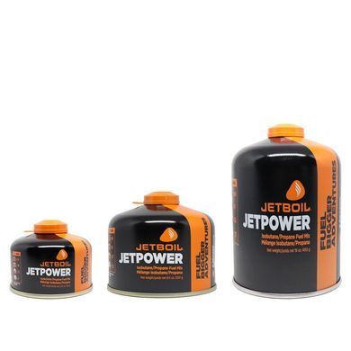 Різьбовий газовий балон Jetboil Jetpower Fuel Blue, 230 г (JB JF230-EU)