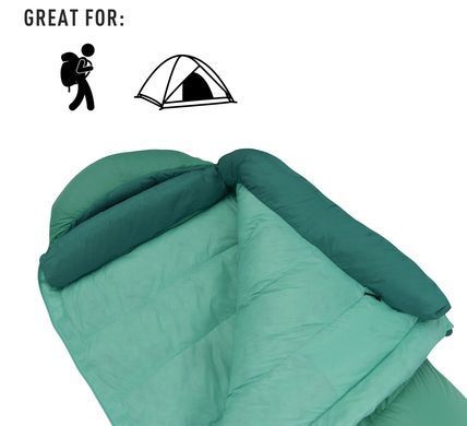 Жіночий спальний мішок Journey JoI (-1/-8&deg;C), 170 см - Right Zip, Peacock/Emerald від Sea to Summit (STS AJO1-WR)