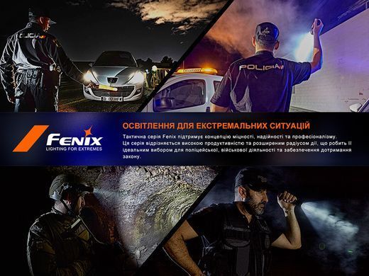 Фонарь ручной Fenix PD36R Pro, Black (PD36RPRO)