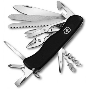 Швейцарський розкладний ніж Victorinox Workchamp (111мм 21 функцій) чорний (0.9064.3)