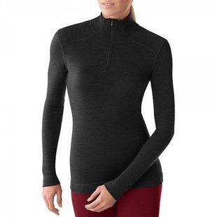 Термофутболка жіноча Smartwool NTS Mid 250 Zip T Black, р.L (SW SS221.001-L)