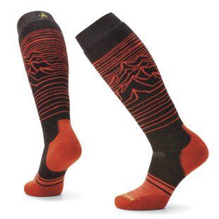 Носки мужские Smartwool Snowboard Full Cushion Iguchi Pattern OTC, Charcoal, L (SW SW001918.003-L)