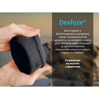 Перчатки водонепроницаемые Dexshell StretchFit 2.0 Gloves, black, M (6954358901356)