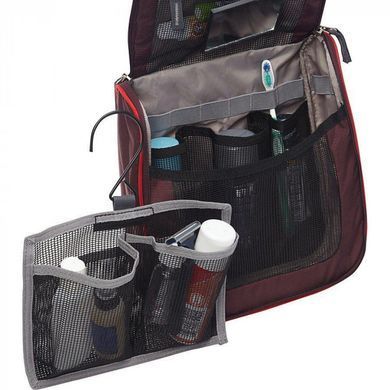 Косметичка Deuter Wash Center II, Aubergine/Fire (DTR 39464.5522)