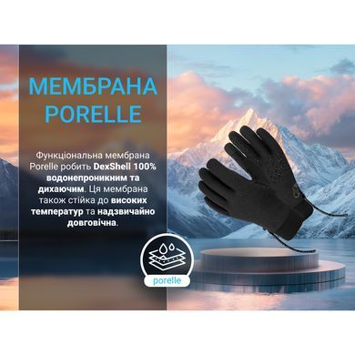 Перчатки водонепроницаемые Dexshell StretchFit 2.0 Gloves, black, M (6954358901356)