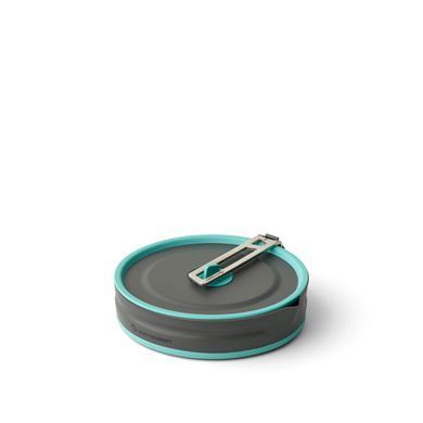 Кастрюля складная с чехлом Sea to Summit Frontier UL Collapsible Pot w/Sack, 2.2 L, Aqua Sea Blue (STS ACK025021-390202)