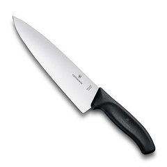 Нож бытовой, кухонный Victorinox Swissclassic (лезвие: 200мм), черный 6.8063.20