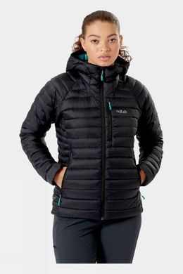 Женский легкий пуховик Rab Microlight Alpine Jacket Wmns, Black, 8 (RB QDB-13-B-8)