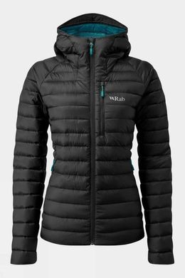 Женский легкий пуховик Rab Microlight Alpine Jacket Wmns, Black, 8 (RB QDB-13-B-8)