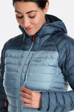 Женский легкий пуховик Rab Microlight Alpine Jacket Wmns, Black, 10 (RB QDB-13-B-10)