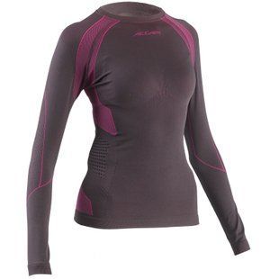 Термофутболка с длинным рукавом женская Accapi Polar Bear, Black/Cyclamen, р.M/L (ACC A745.934-ML)