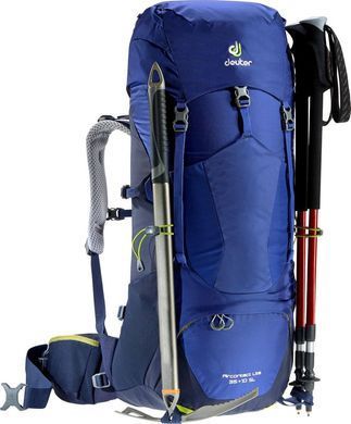 Рюкзак жіночий Deuter Aircontact Lite, 35+10 L, SL, Indigo/Navy (DTR 3340018.3392)
