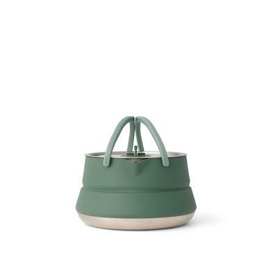 Чайник складаний Sea to Summit Detour Stainless Steel Collapsible Kettle w/Sack з чохлом, 1,6 L, Laurel Wreath Green (STS ACK026011-392002)