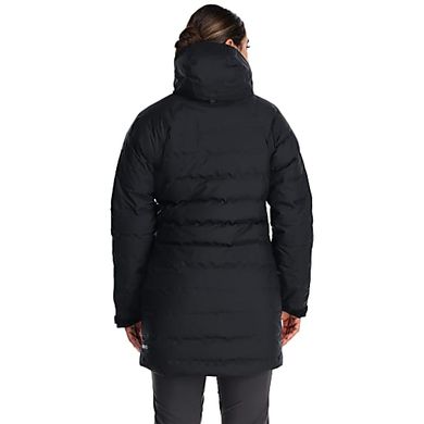 Зимова куртка-парка жіноча Rab Valiance Parka W Black, S (RB QDB-51-10)