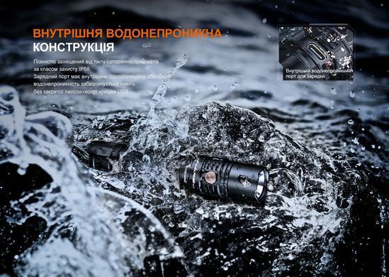 Ліхтар ручний Fenix PD36R V2.0 (PD36RV20)