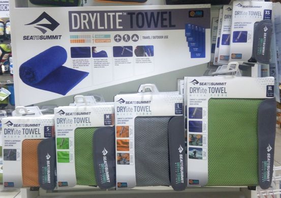 Полотенце из микрофибры DryLite Towel, S - 40х80см, Lime от Sea to Summit (STS ADRYASLI)