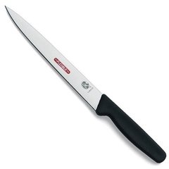 Нож бытовой, кухонный Victorinox Fibrox (лезвие: 160мм), черный 5.3803.16В