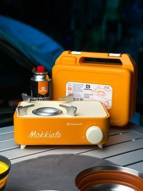 Портативна газова плитка Base Camp Camping Stove Mokkiata, Orange (BCP 51520)