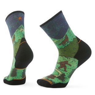Носки мужские Smartwool Trail Run Targeted Cushion Neature Print Crew, Twilight Blue, L (SW SW002693.G74-L)