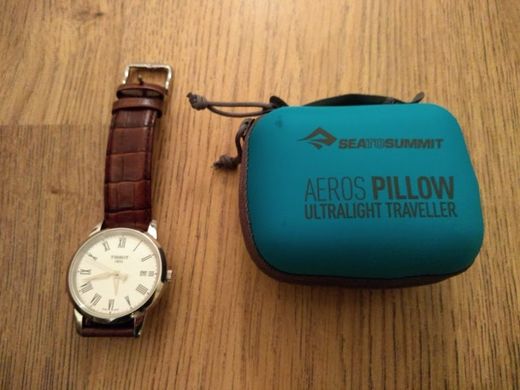 Надувна подушка Aeros Ultralight Pillow Traveller, 11х39х29см, Aqua від Sea to Summit (STS APILULYHAAQ)