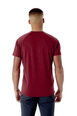 Футболка мужская Rab Mantle Tee, Oxblood Red Marl, XL (RB QBL-11-OR-XL)