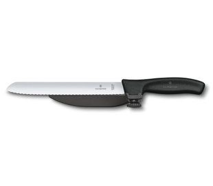 Нож для хлеба и нарезки Victorinox SwissClassic Dux 6.8663.21 (лезвие 210мм)