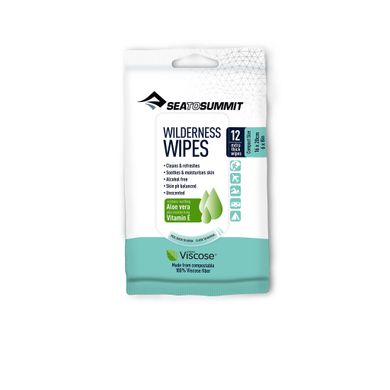 Влажные салфетки Wilderness Wipes Compact, 12 шт. от Sea to Summit (STS AWWC)