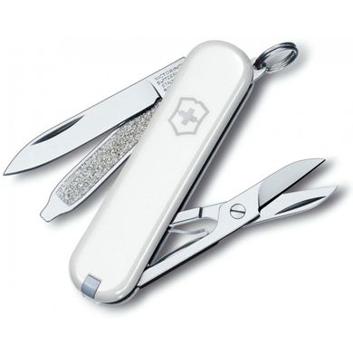 Швейцарский складной нож Victorinox Classic SD (58мм 7 функций) белый (0.6223.7)