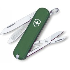 Швейцарский складной нож Victorinox Classic SD (58мм 7 функций) зеленый (0.6223.4)