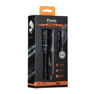 Фонарь ручной Fenix PD40R V2.0 + подарок Фонарь ручной Fenix E01 V2.0 (PD40RV20E01V20)